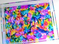 Dream a Little Bigger Colourful Acrylic Tray